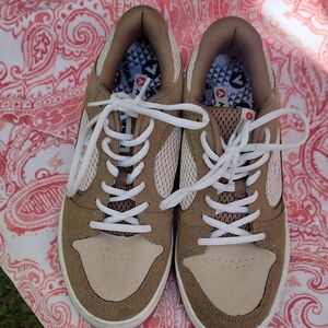 Airwalk Tan and Cream Men's Sneakers